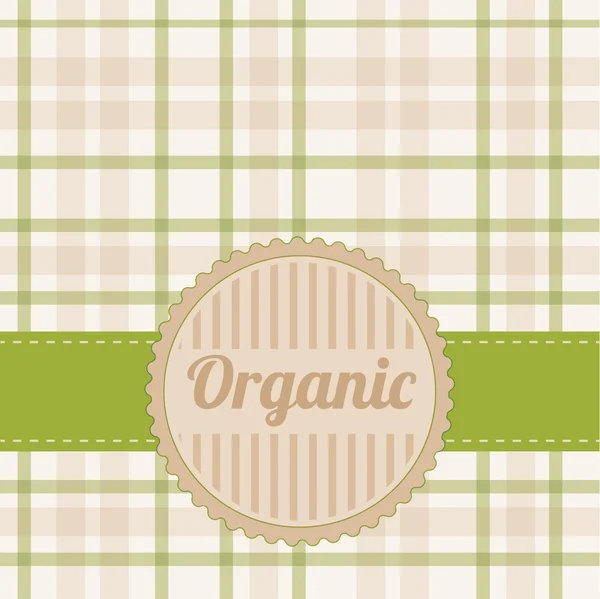 Organické karta — Stockový vektor