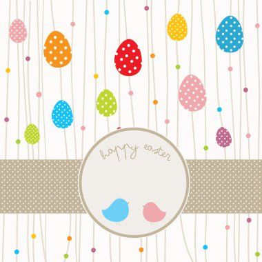 Easter card clipart