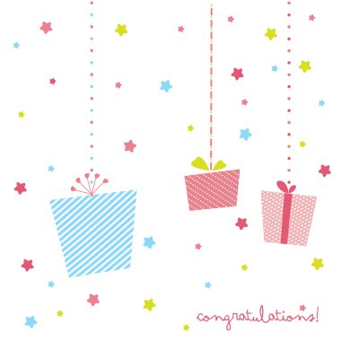 Cute gift card clipart