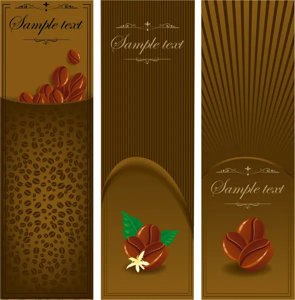 stock vector Сoffee banners.