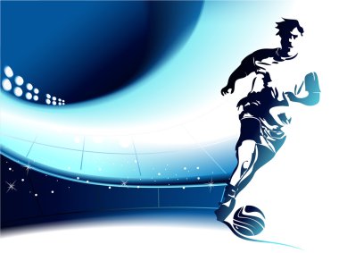 Abstract football background clipart