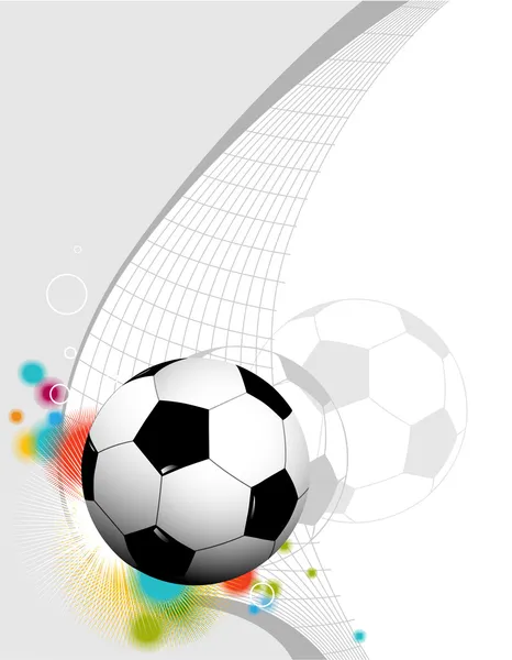 Abstracte voetbal achtergrond — Stockvector