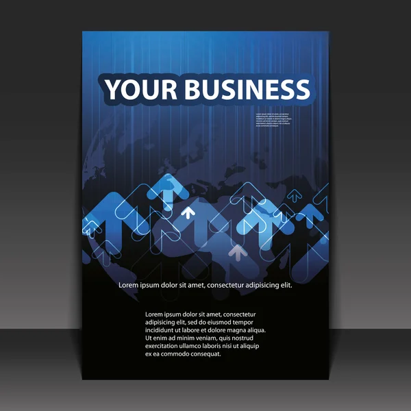 Flyer ontwerp - business — Stockvector