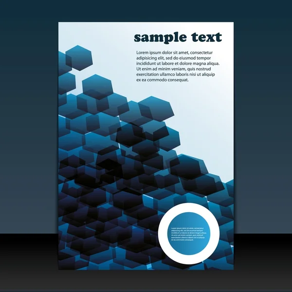 Cover of flyer ontwerp — Stockvector