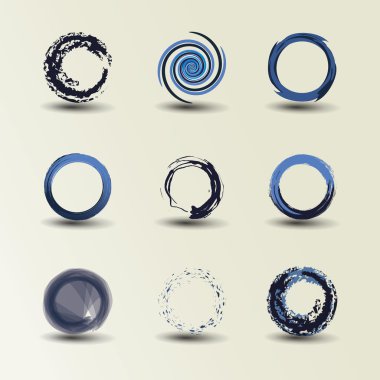 Collection Of Circle Designs clipart