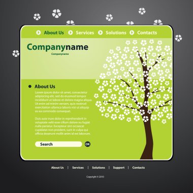 Website Template clipart