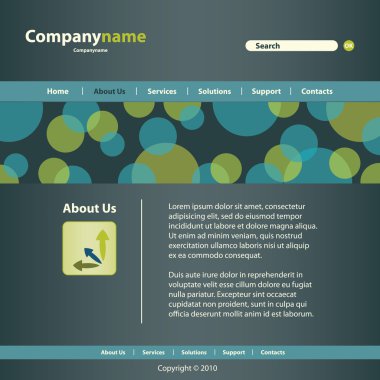 Website Template clipart