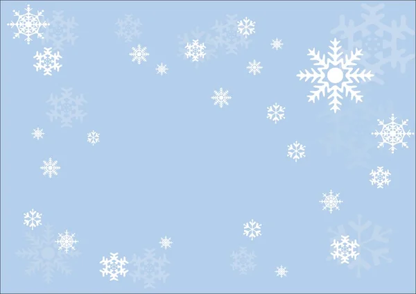 Аннотация Background Vector: Snowflakes — стоковый вектор