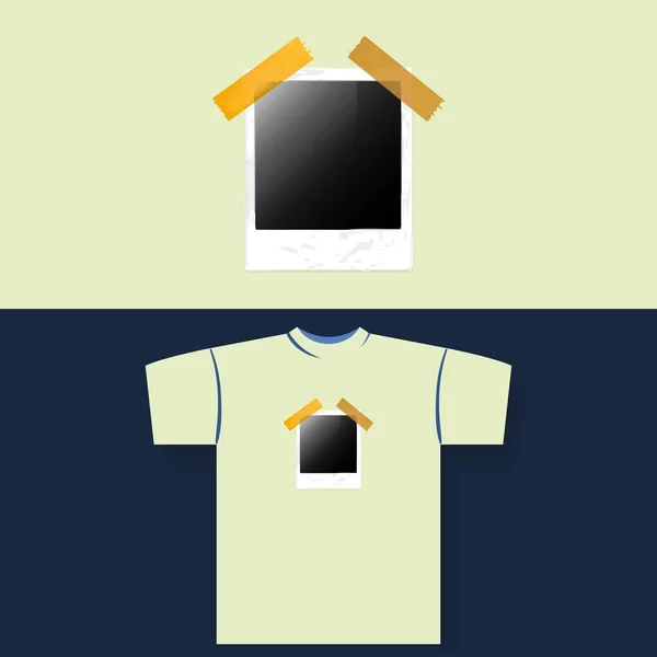 Camiseta estampada — Vector de stock
