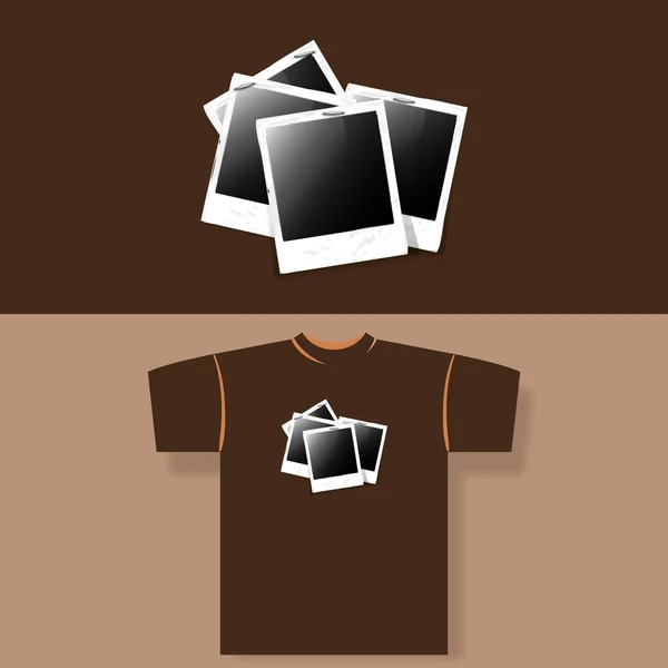T-shirt print — Stock Vector