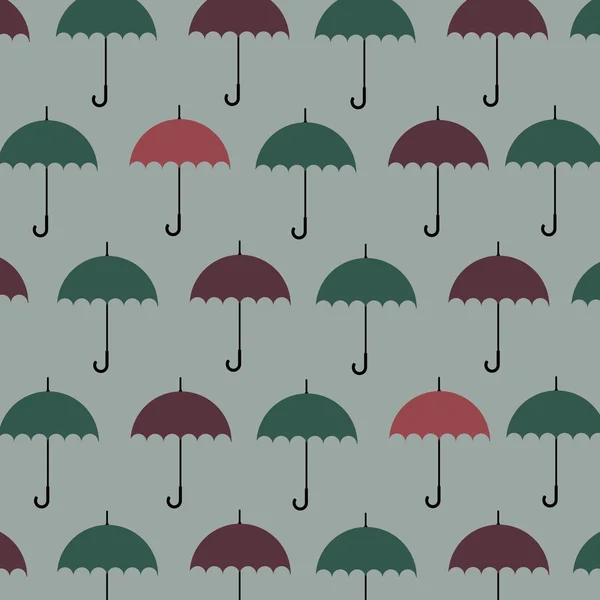 傘パターン背景 — ストックベクタ