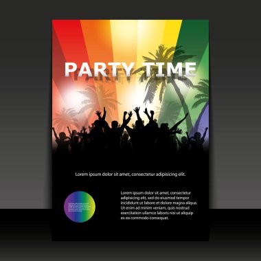 Flyer Design - Party Time clipart