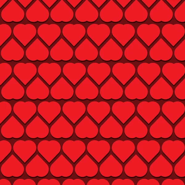 Coeurs motif fond vecteur — Image vectorielle