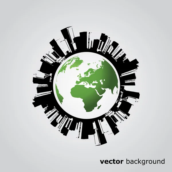 Stock vector Eco Globe Vector