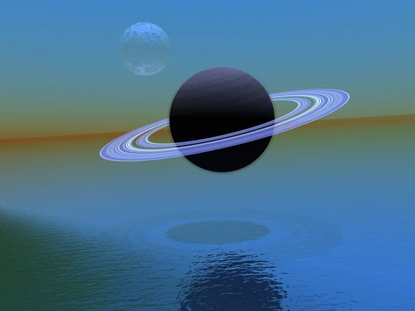 Planeet Saturnus — Stockfoto