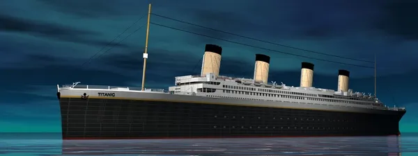 stock image Titanic and sky