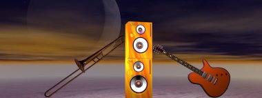 gitar ve trombon