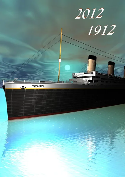 1912 Titanic-2012 — Zdjęcie stockowe