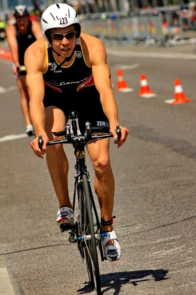 Triathlon Ginevra, Svizzera — Foto Stock