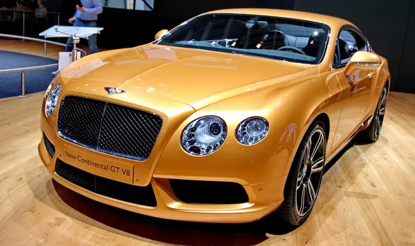 Nový Bentley continental gt v8 Stock Fotografie