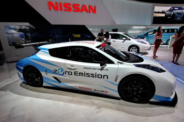 Nissan Leaf Nismo RC electric car clipart