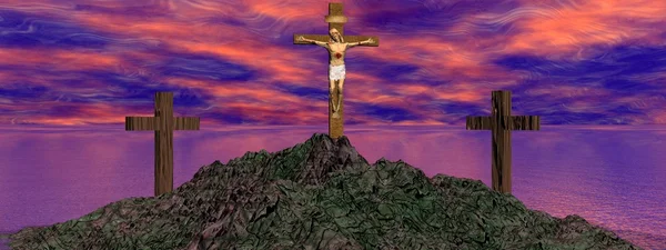 십자가 산 — 스톡 사진