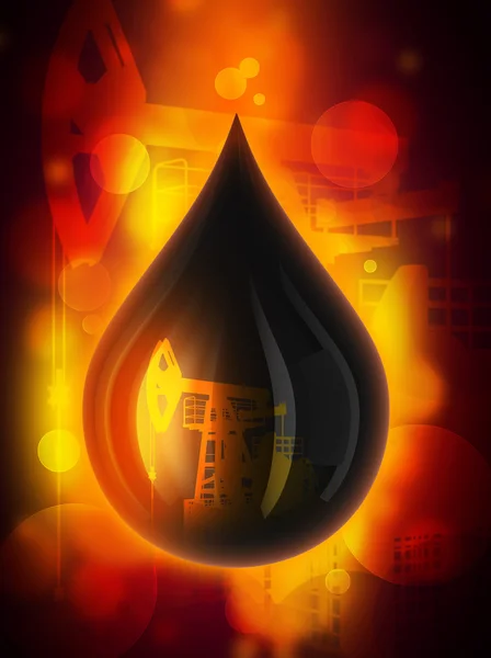 Oil Drop — Stock Photo, Image