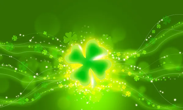 St. Patricks day background. Clover background. — Stock Photo, Image