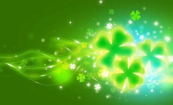 St. Patricks day background. Clover background. — Stock Photo, Image