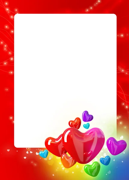 Tarjeta de regalo. Día de San Valentín . —  Fotos de Stock