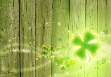 St. Patricks day background. Clover background. clipart