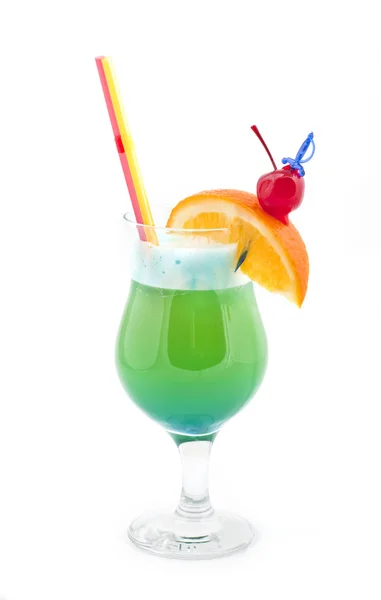 Fresh cocktail isolated on white — Stock Photo, Image