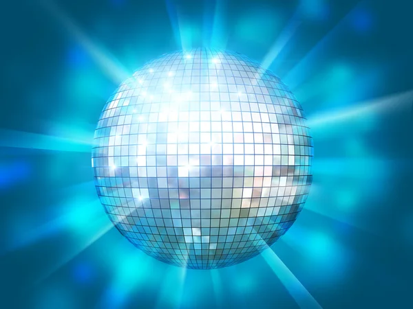 Brillante palla discoteca — Foto Stock