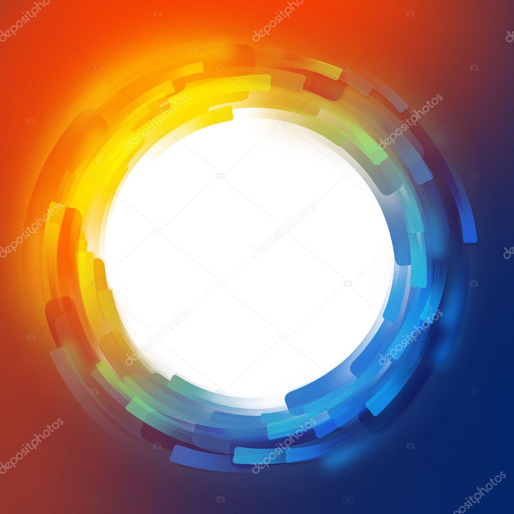Frame of colorful background