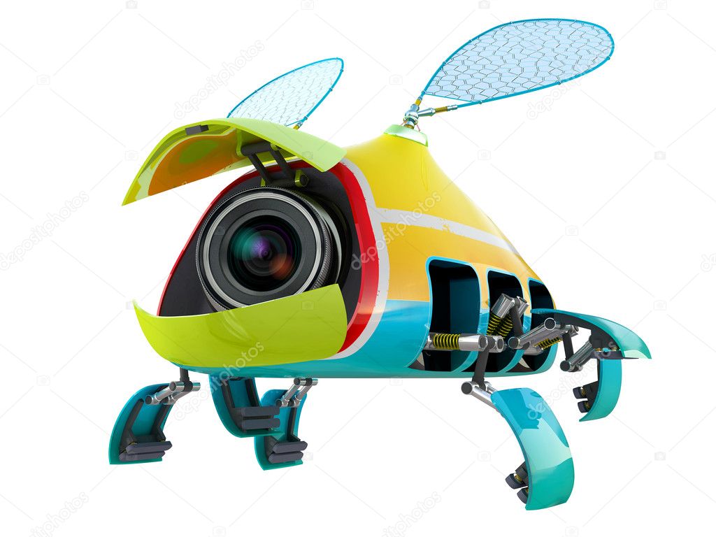 Fly webcams (security cameras)