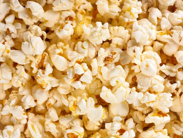 Popcorn z bliska strzał — Zdjęcie stockowe