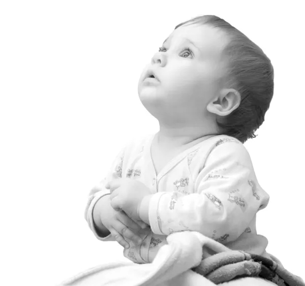 祈りの女の赤ちゃん — ストック写真