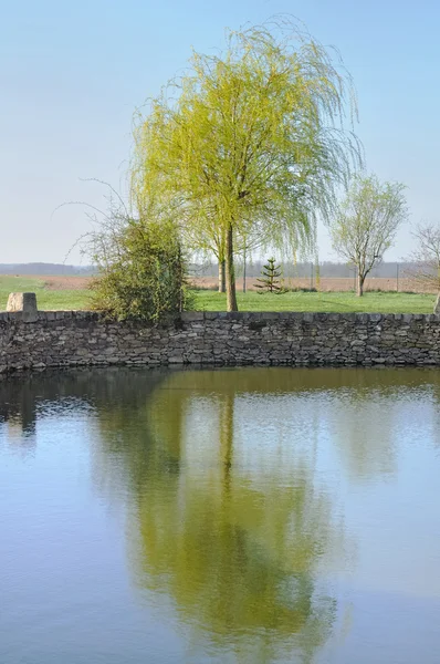 大きな池のインストール — ストック写真