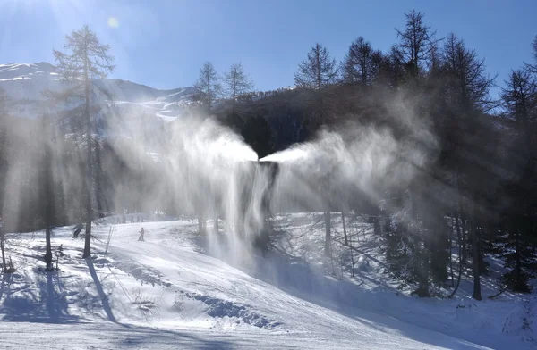 stock image Snowmaking