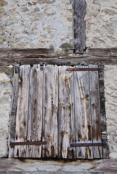 stock image Old wooden shutter