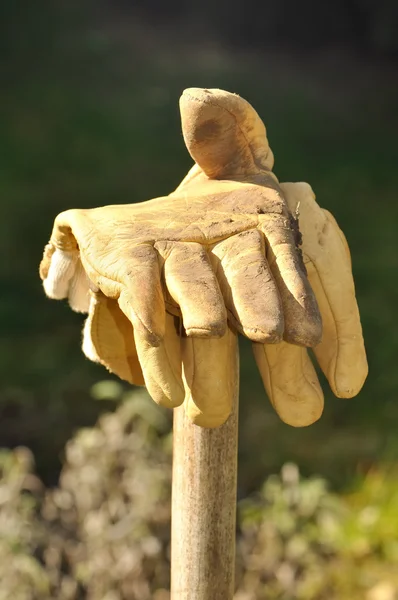 Пара рабочих перчаток — стоковое фото