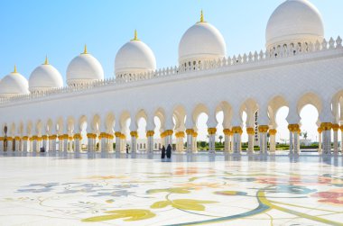 Şeyh zayed camii Abu Dabi 'de, Birleşik Arap Emirlikleri