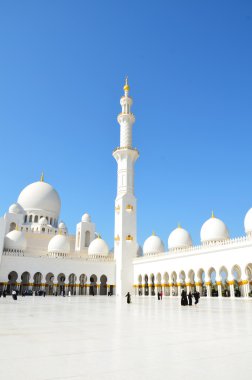 Sheikh Zayed Mosque in Abu Dhabi, UAE clipart