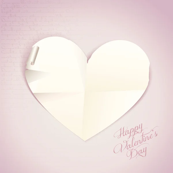 Coeur pour la Saint-Valentin — Image vectorielle