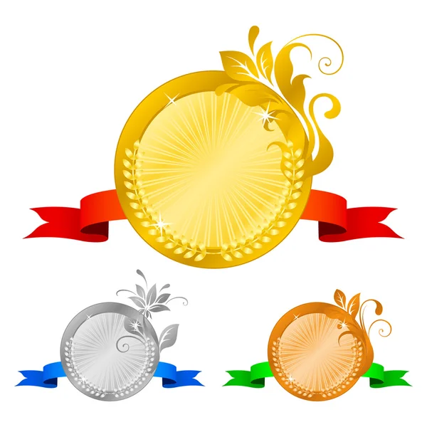 Ensemble de médailles 5 — Image vectorielle