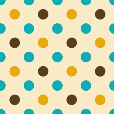 Polka dot seamless pattern. clipart