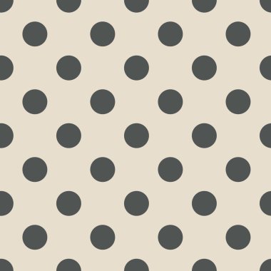 Seamless polka dots pattern clipart