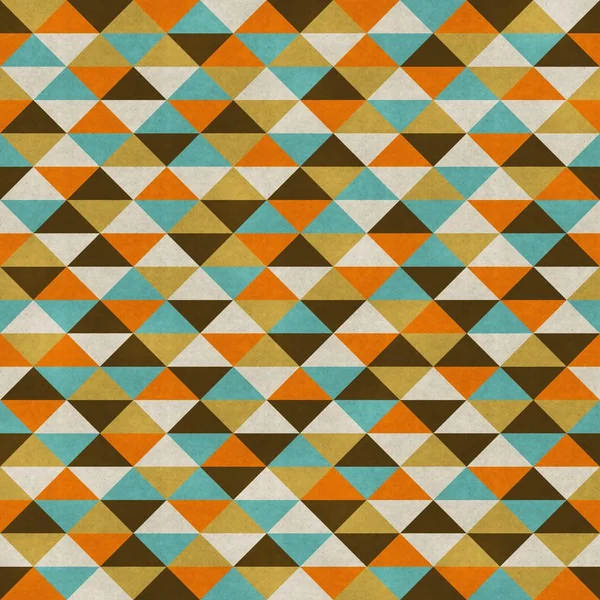 Seamless geometric pattern on paper texture — Stock Photo, Image