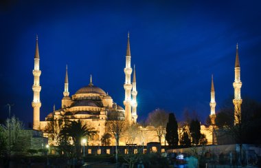 Geceleri Sultanahmet Camii