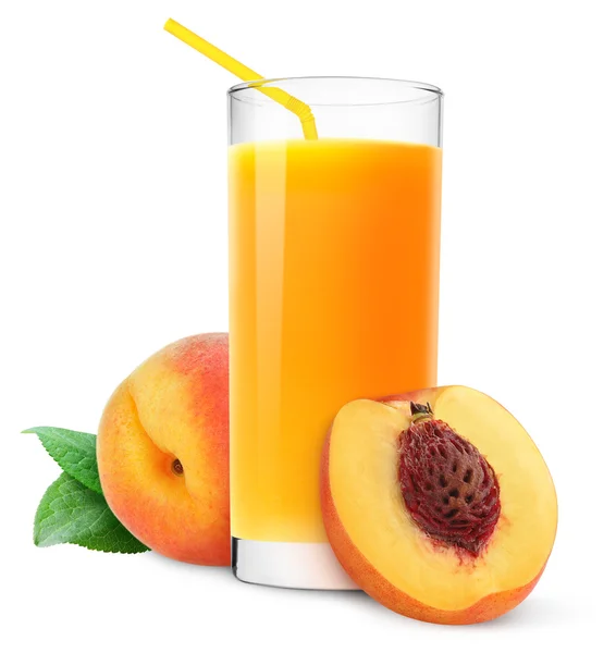 Peach juice — Stock Photo, Image